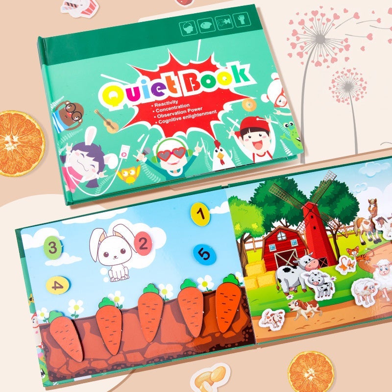 Hjemix | Den beste gaven av alle - Sank Busy Book for Barn for å Utvikle Læringsevner