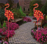 Hjemix | Flamingo Sollys Metallkunst