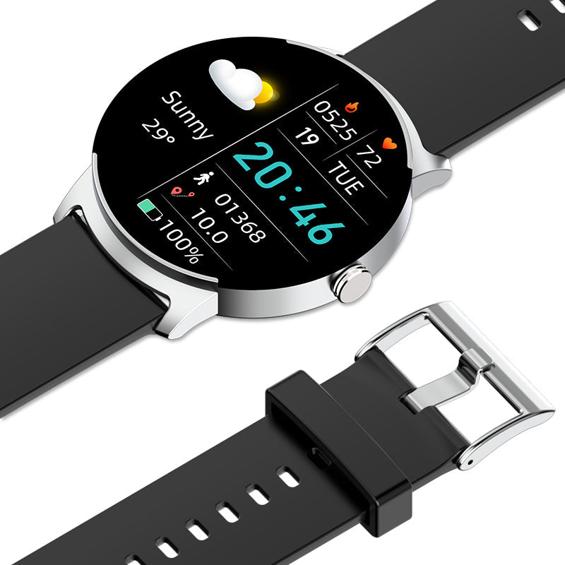 Hjemix | BCKS02 Blodsukkermåler Blodoksygen Blodtrykk Hjertefrekvens Bluetooth Smartklokke