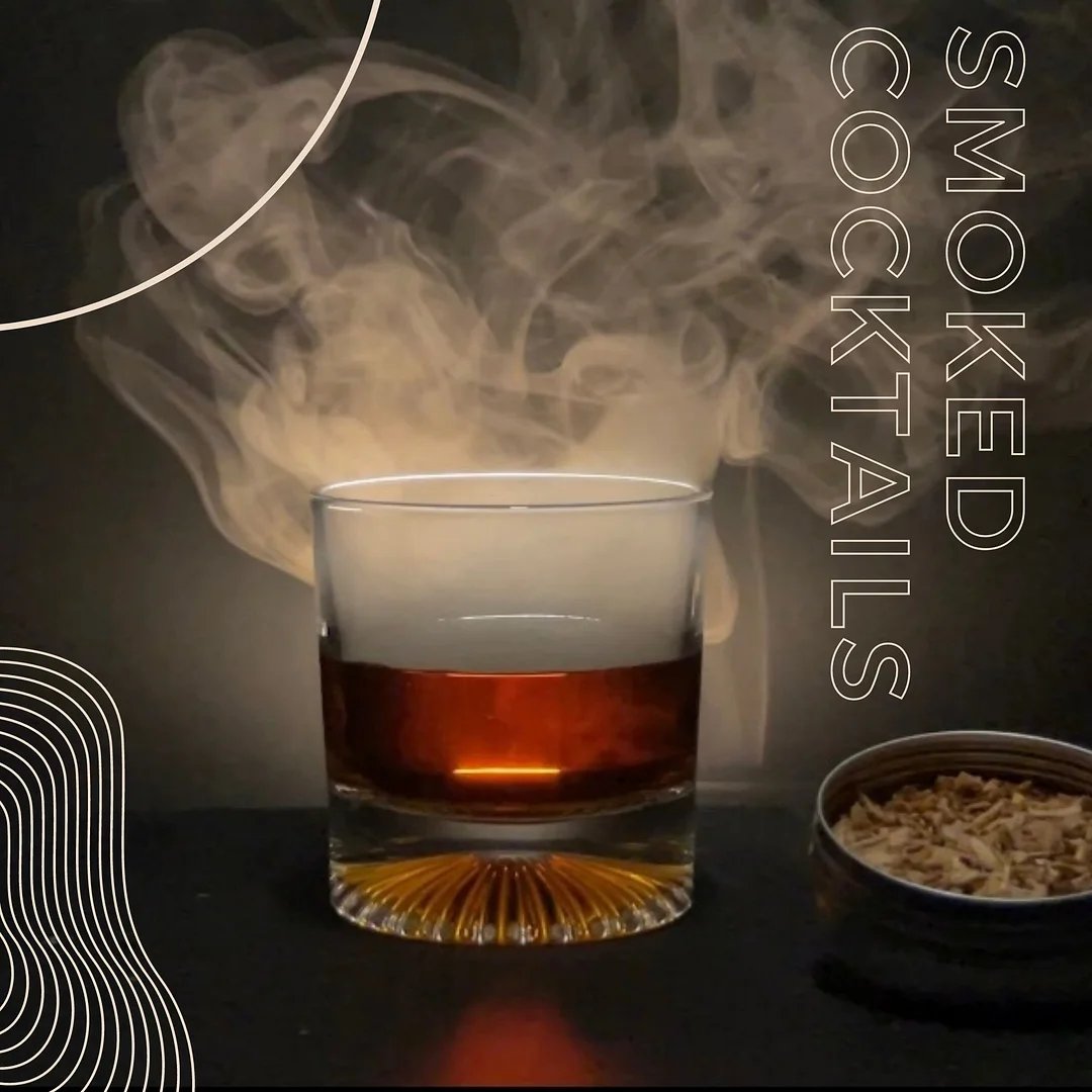 Hjemix | Cocktailrøyk med 8 smaker - Bourbon Whiskey-gaver til menn