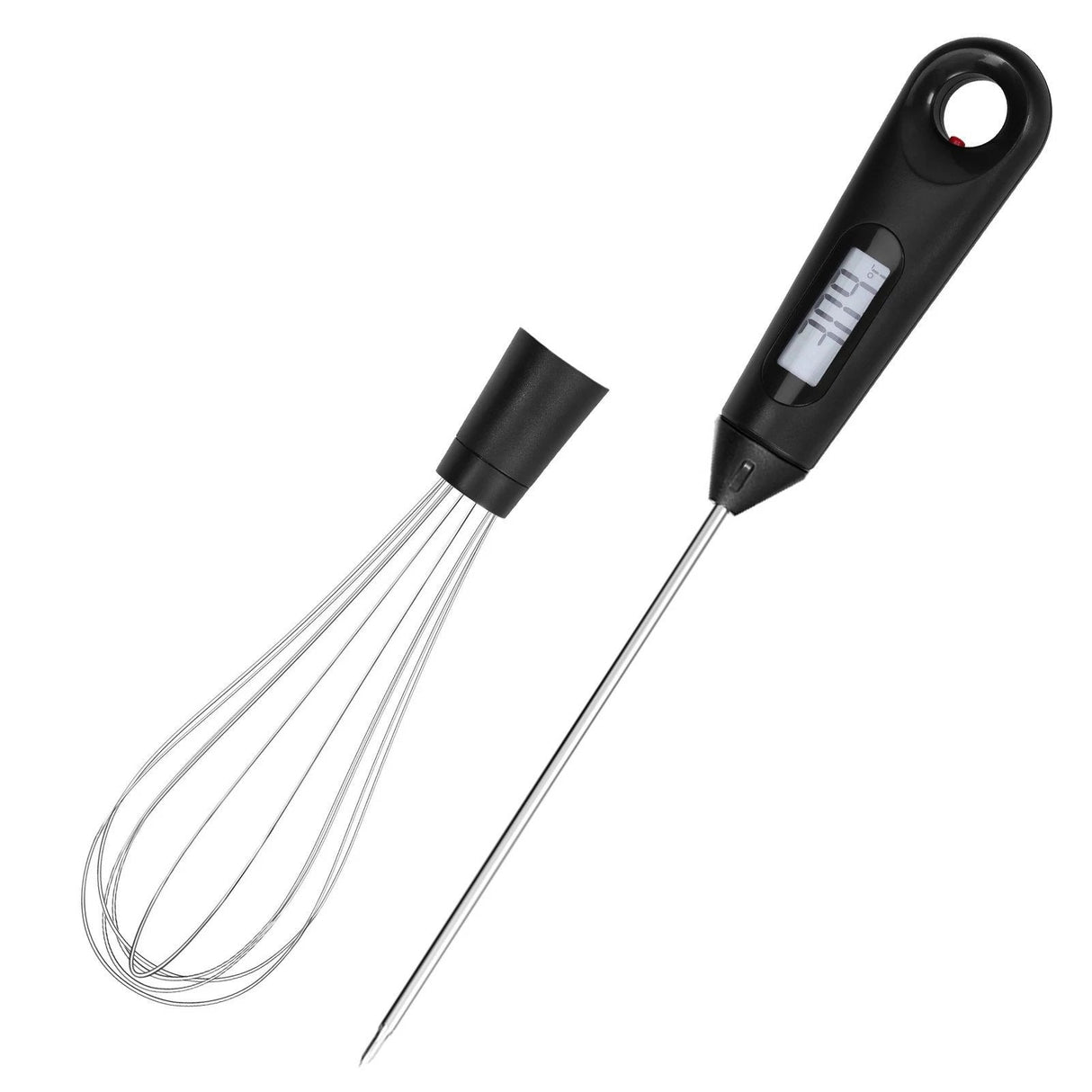Hjemix | 2-i-1 Instant-lese Mat Termometer og Eggvisp
