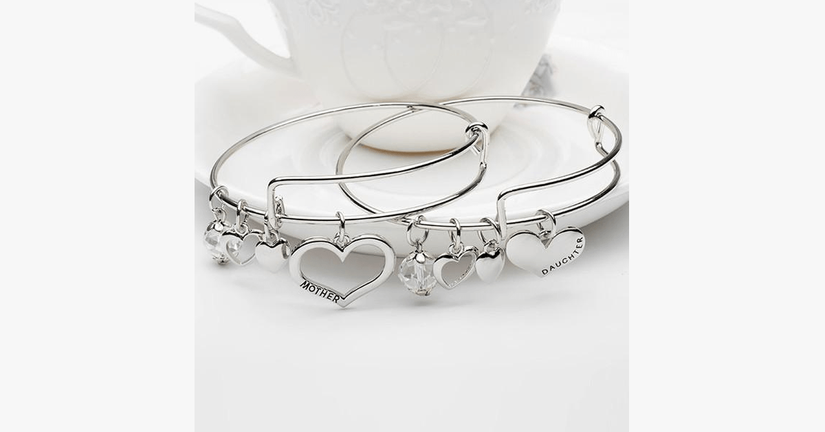 Hjemix | Mor Datter Charm Armbånd Sett