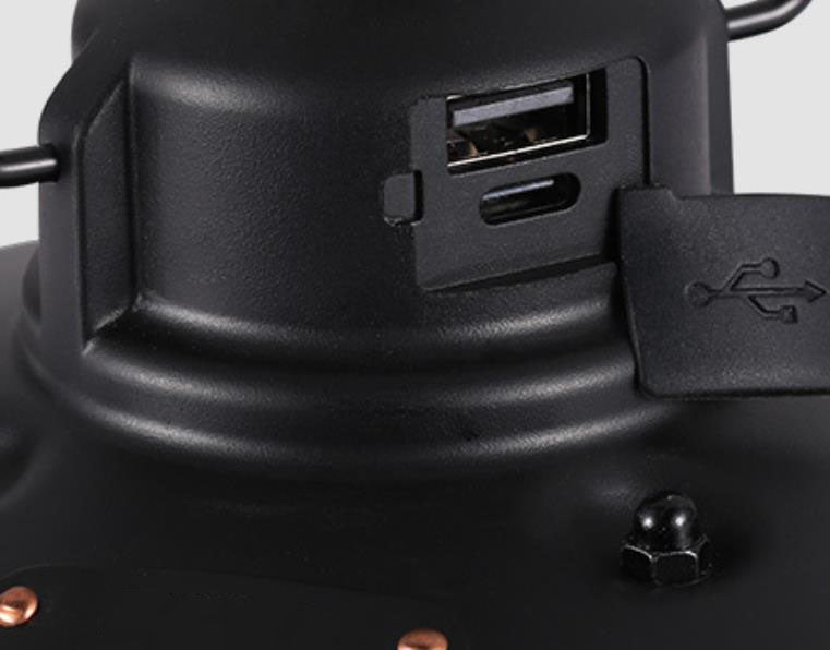 Hjemix | Utendørs Vintage Camping Lys Hest Lys Oppladbart Bærbart Camping Lys