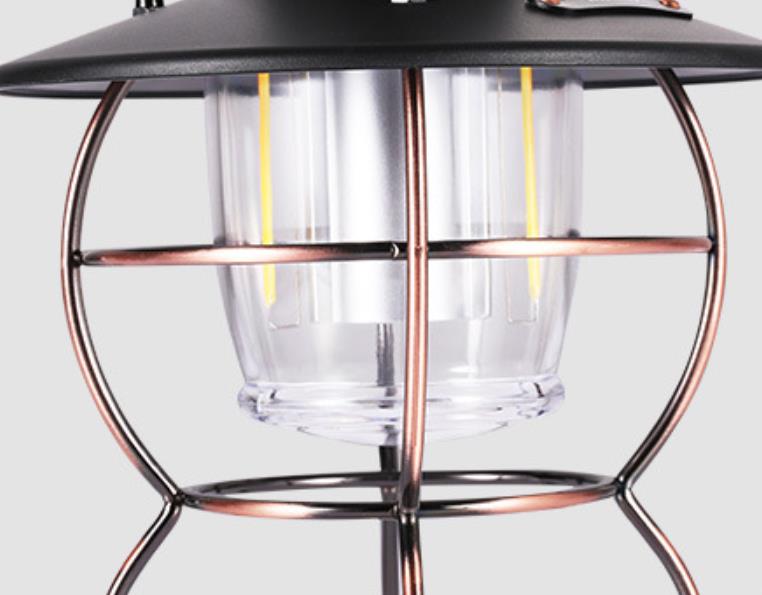 Hjemix | Utendørs Vintage Camping Lys Hest Lys Oppladbart Bærbart Camping Lys