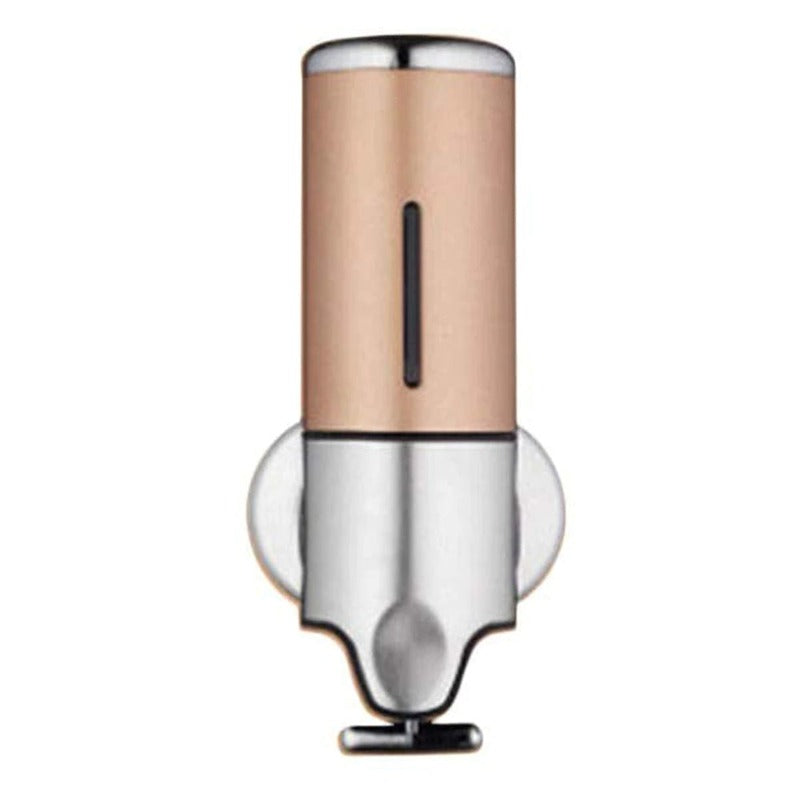 Såpeholder og dispenser veggmontert rustfritt stål bad dusj såpedispenser pumpe