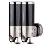 Såpeholder og dispenser veggmontert rustfritt stål bad dusj såpedispenser pumpe