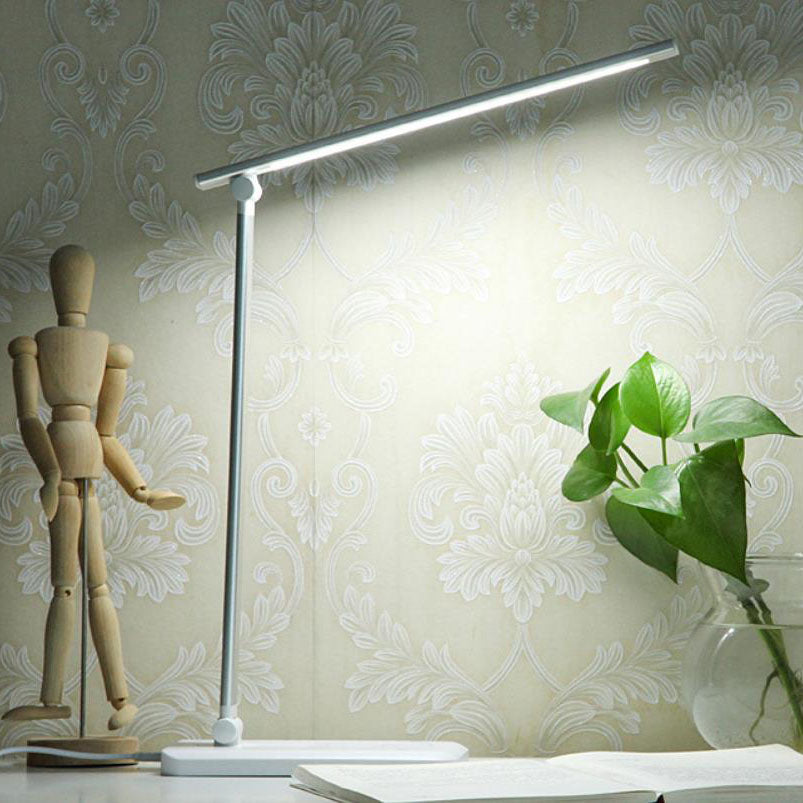 Hjemix | Minimalistisk Smart Firkantet Bar Sammenleggbar USB LED Skrivebordslampe