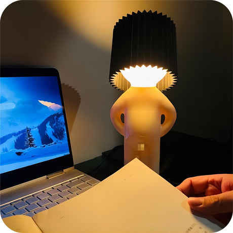 Hjemix | Morsom trådløs lampe | Lang batterilevetid - Milla