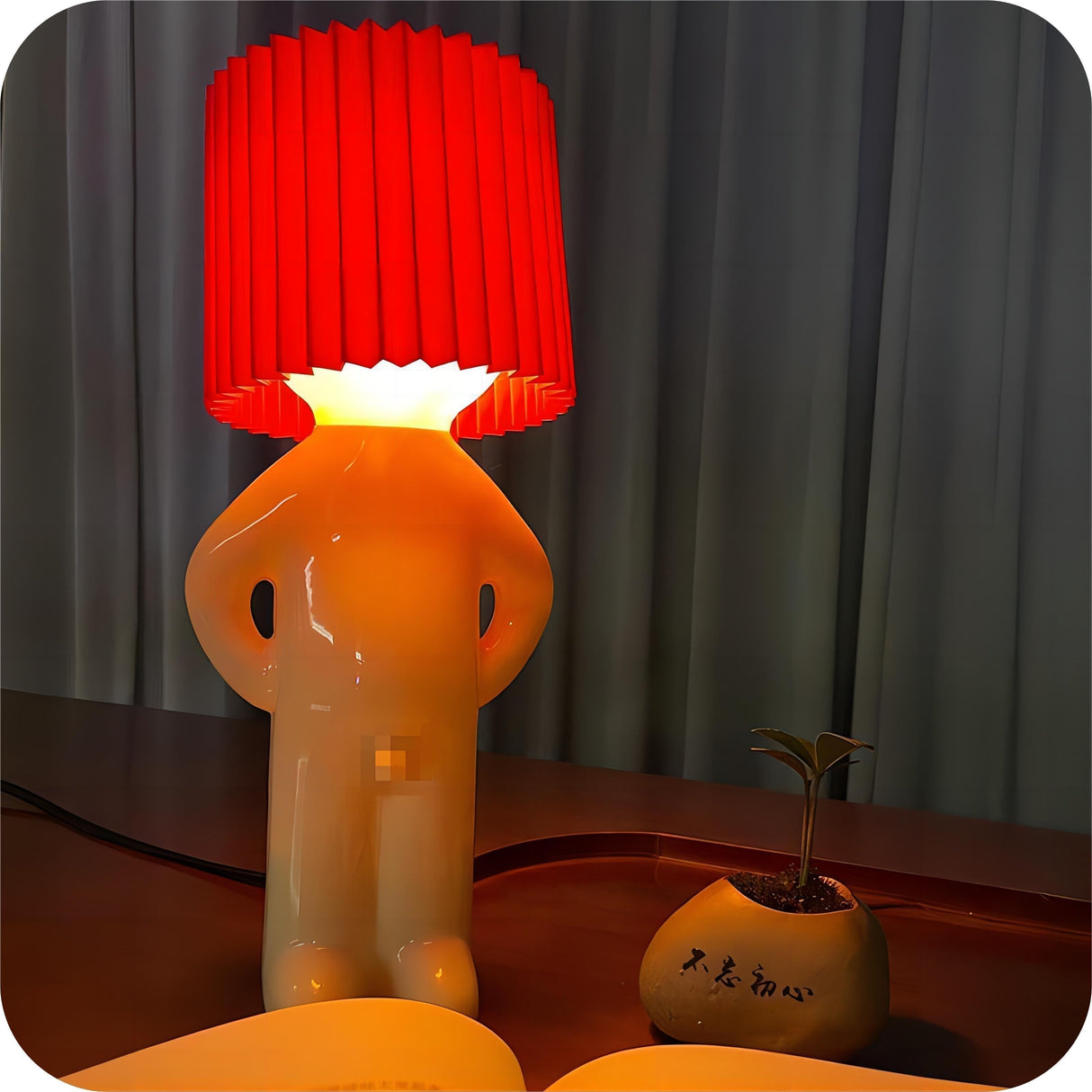 Hjemix | Morsom trådløs lampe | Lang batterilevetid - Milla
