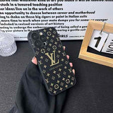 Hjemix | Luksuriøs Louis Vuitton Frosted Matte Etui for iPhone 13 / 14 / 15 Serie