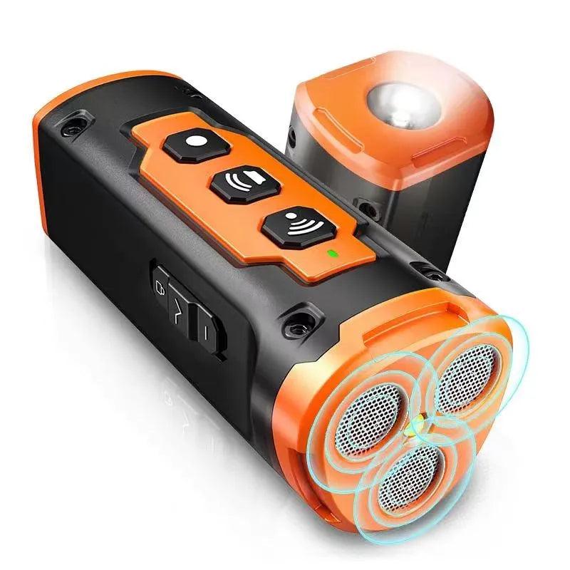 Hjemix | 2024 Utgivelse Pet Dog Repellent Ultrasonic Dog Training Device Oppladbar Anti-Hund Bjeffing Avskrekker Med LED Lommelykt