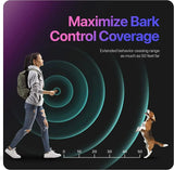 Hjemix | 2024 Utgivelse Pet Dog Repellent Ultrasonic Dog Training Device Oppladbar Anti-Hund Bjeffing Avskrekker Med LED Lommelykt