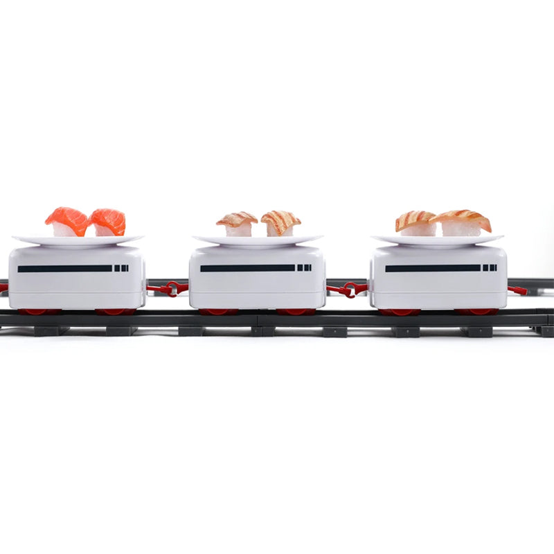 Hjemix | Rotary Sushi Tog Leketog Rolle Spiller Transportbånd Sett - Batteridrevet