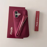 Hjemix | 3D Silikon Leppestift Telefondeksel for iPhone