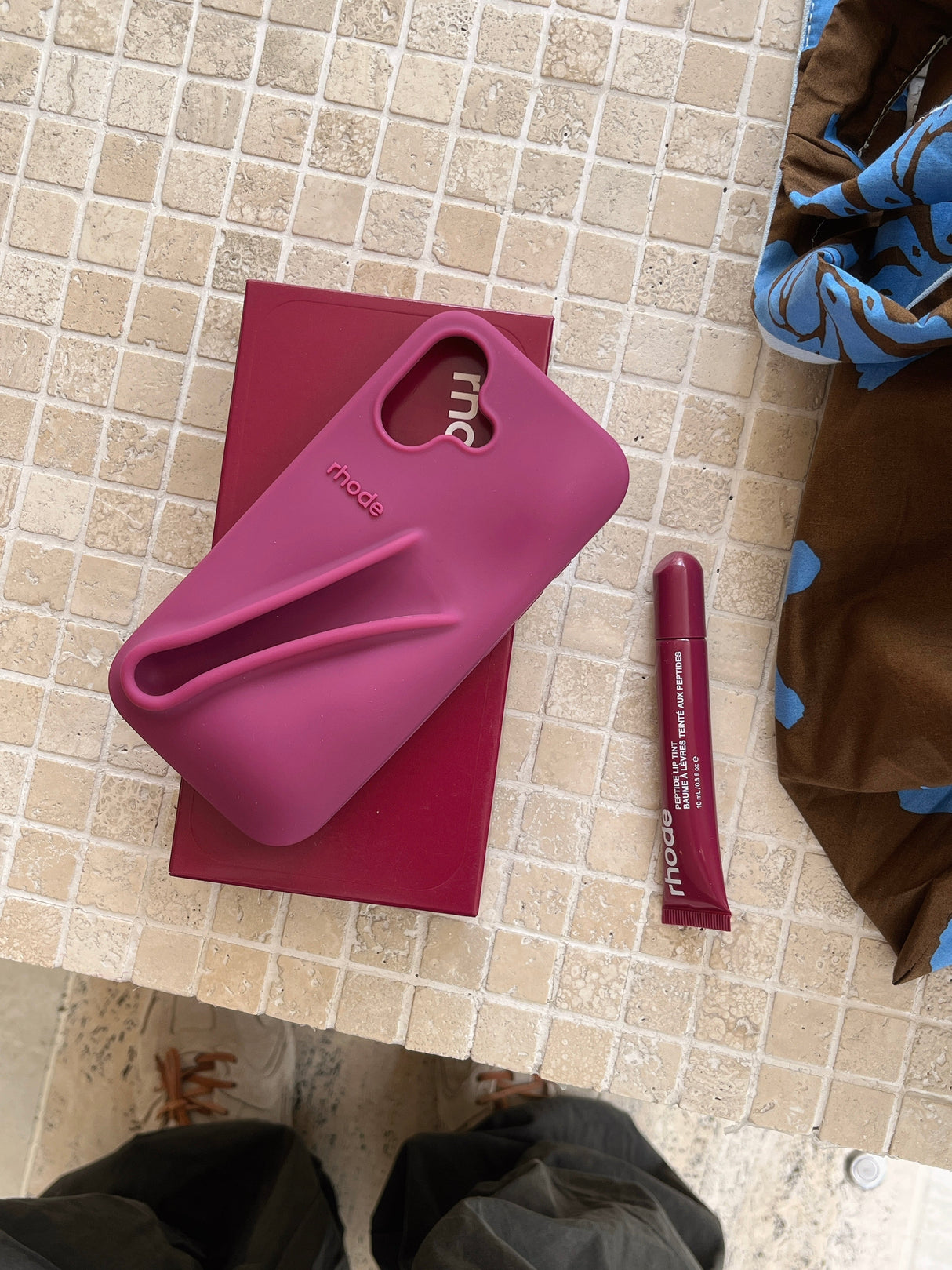 Hjemix | 3D Silikon Leppestift Telefondeksel for iPhone