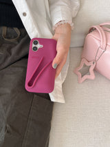 Hjemix | 3D Silikon Leppestift Telefondeksel for iPhone