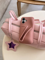 Hjemix | 3D Silikon Leppestift Telefondeksel for iPhone