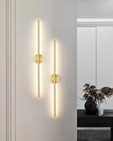 Hjemix | Moderne Lineær LED Vegglampe - Gull