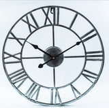 Hjemix | Vintage Jern Stor Retro Veggklokke