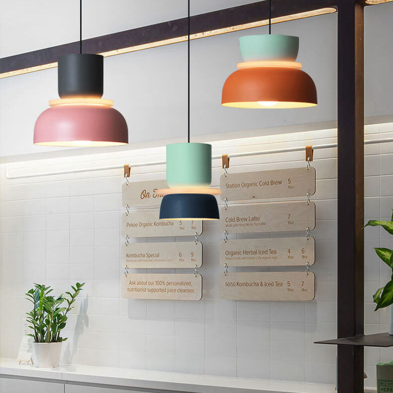 Hjemix | Nordic Colorful Macaron 1-Lys LED Pendellampe