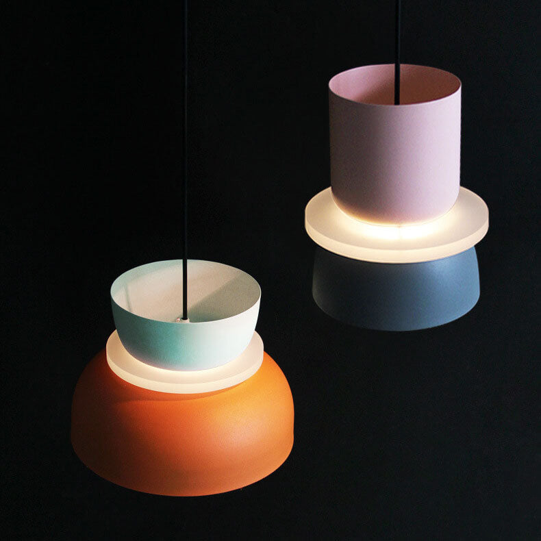Hjemix | Nordic Colorful Macaron 1-Lys LED Pendellampe