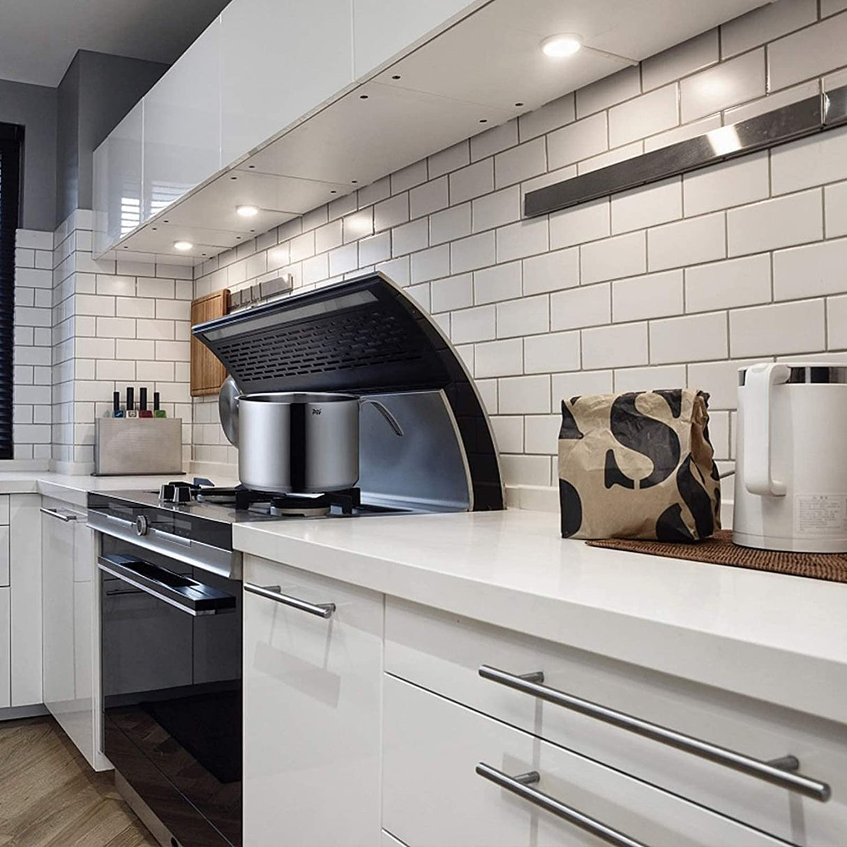 Hjemix | Børstet Nikkel Modern Rustfritt Stål Skuffehardware T-Bar Håndtak