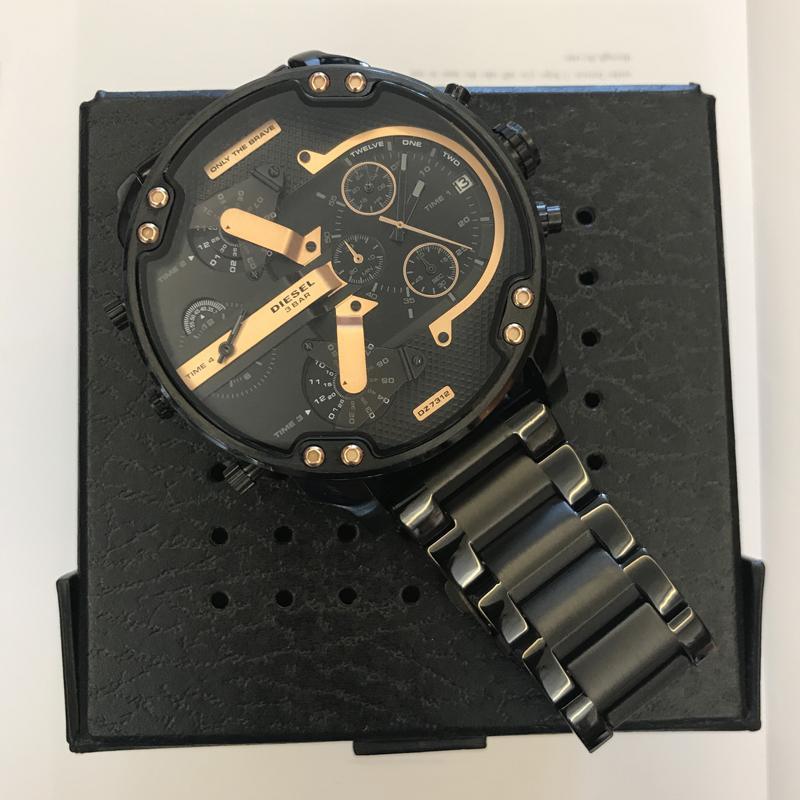 Hjemix | Rustfritt stål kronograf kvartsur