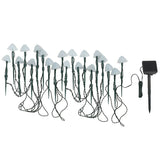Hjemix | LED Solcelle Lyskjede Bakke Stake Sopplamper
