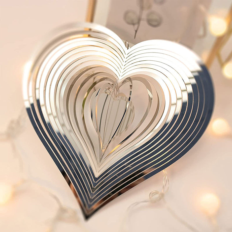 Hjemix | Rotasjon Vindklokke laget av Rustfritt Stål