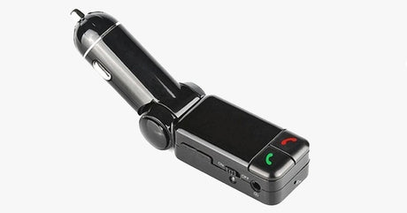 Hjemix | Bluetooth Biladapter - brukt til handsfree-anrop, lytte til musikk og motta hørbare instruksjoner