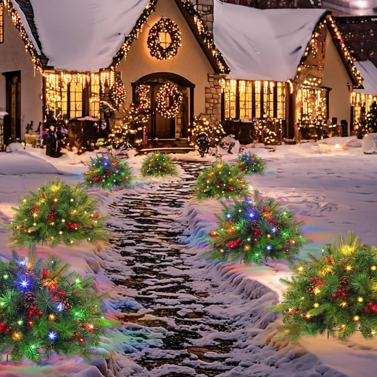 Hjemix | Forhåndsbelyst kunstig juletre