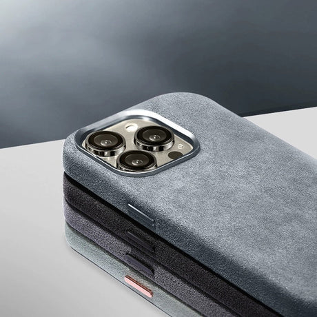 Hjemix | Italiensk Alcantara Magnetisk Etui for Iphone