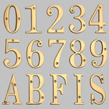 Hjemix | Tradisjonelle husnumre laget av solid messing