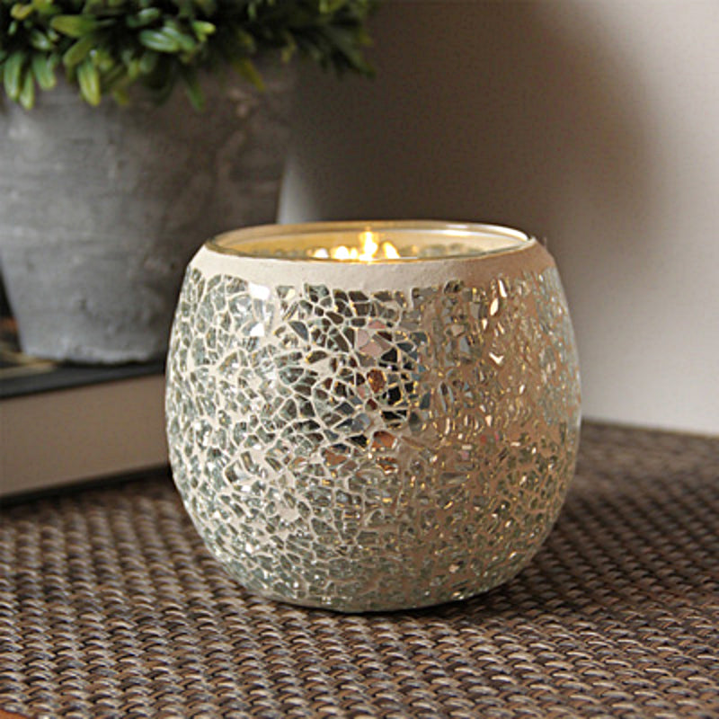 Hjemix | Europeisk Retro Glass Mosaic Tealight Holder