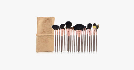 Hjemix | Coco Bronze Brush Set of 20 - Useful for full face makeup