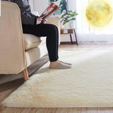 Hjemix | Pusete Enfarget Teppe Multicolor Løs Teppe Syntetisk Vaskbart Dyrevennlig Rutchfritt Teppe til Stuen