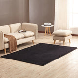 Hjemix | Pusete Enfarget Teppe Multicolor Løs Teppe Syntetisk Vaskbart Dyrevennlig Rutchfritt Teppe til Stuen