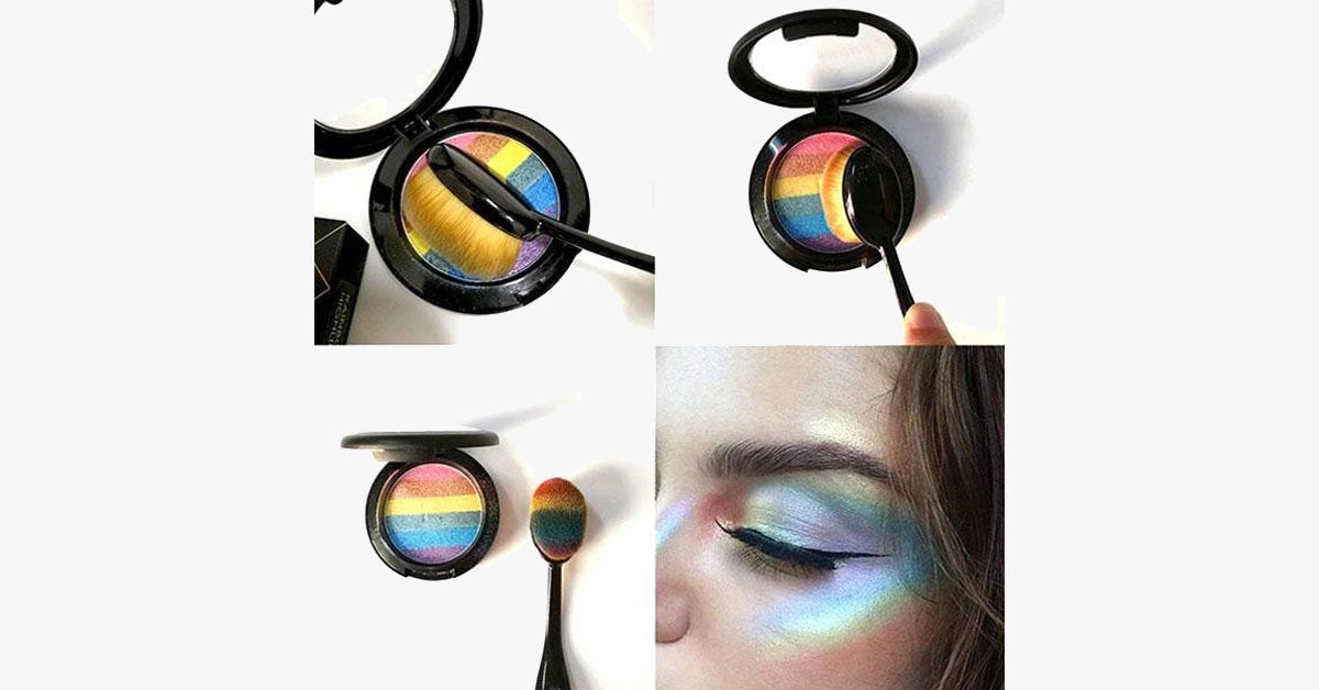 Hjemix | Rainbow Prism Highlighter – Bli fargerik med fargene av regnbuen