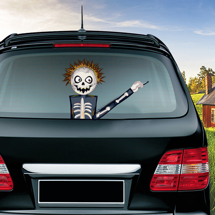 Hjemix | 2024 Jul/Halloween Bil Vindusvisker Klistremerke