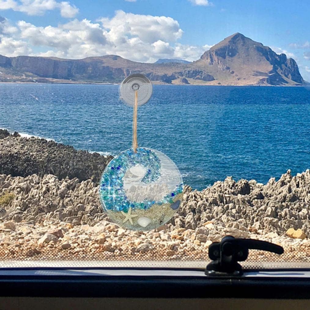 Hjemix | Havglass solfanger - Havbrytende bølge strandornament