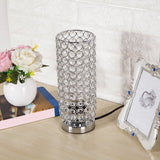 Hjemix | Krystallampe - Moderne nattlampe med kromfinish