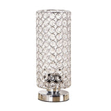 Hjemix | Krystallampe - Moderne nattlampe med kromfinish