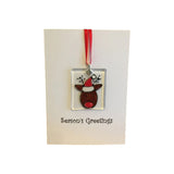 Hjemix | Håndlagde julekortornamenter