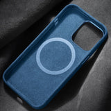 Hjemix | Italiensk Alcantara Magnetisk Etui for Iphone