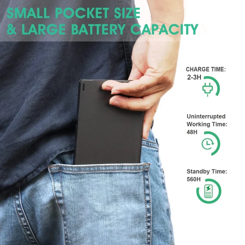 Hjemix | Sammenleggbar Bluetooth-tastatur med berøringspad