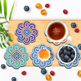 Hjemix | Diamond Crafts Coaster Diamond Painting Coaster (Mandala)