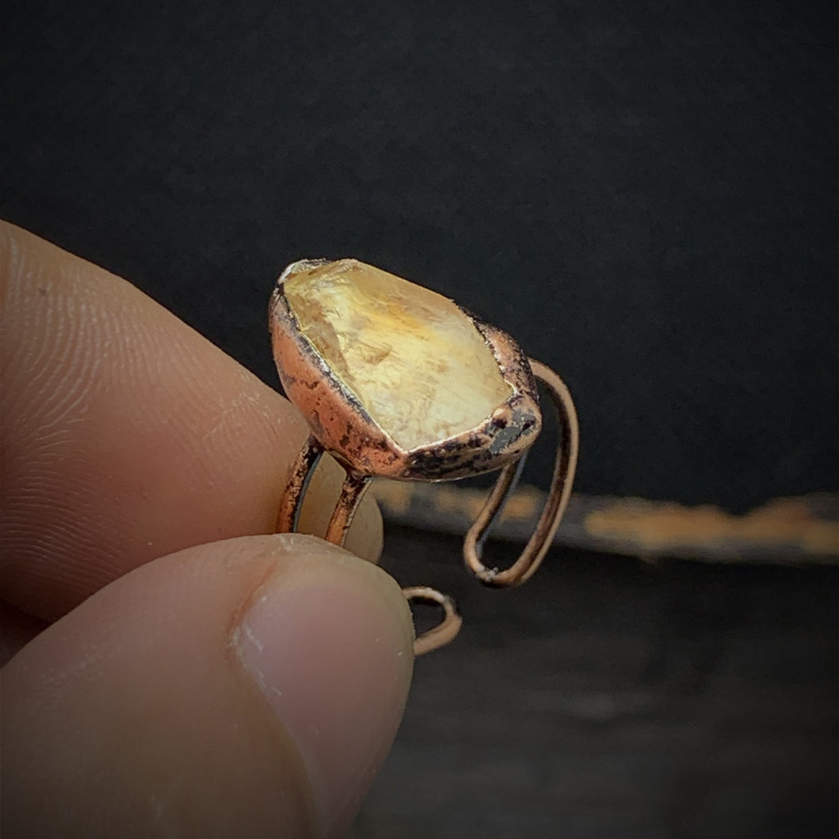Hjemix | Naturlig Ubehandlet Fødselsten Ring - Selina
