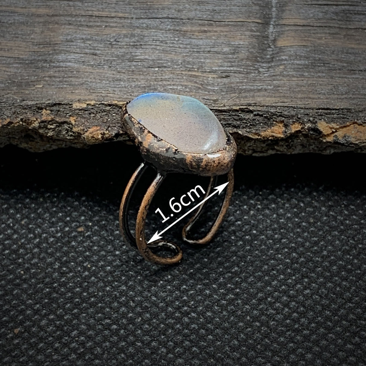 Hjemix | Naturlig Ubehandlet Fødselsten Ring - Selina