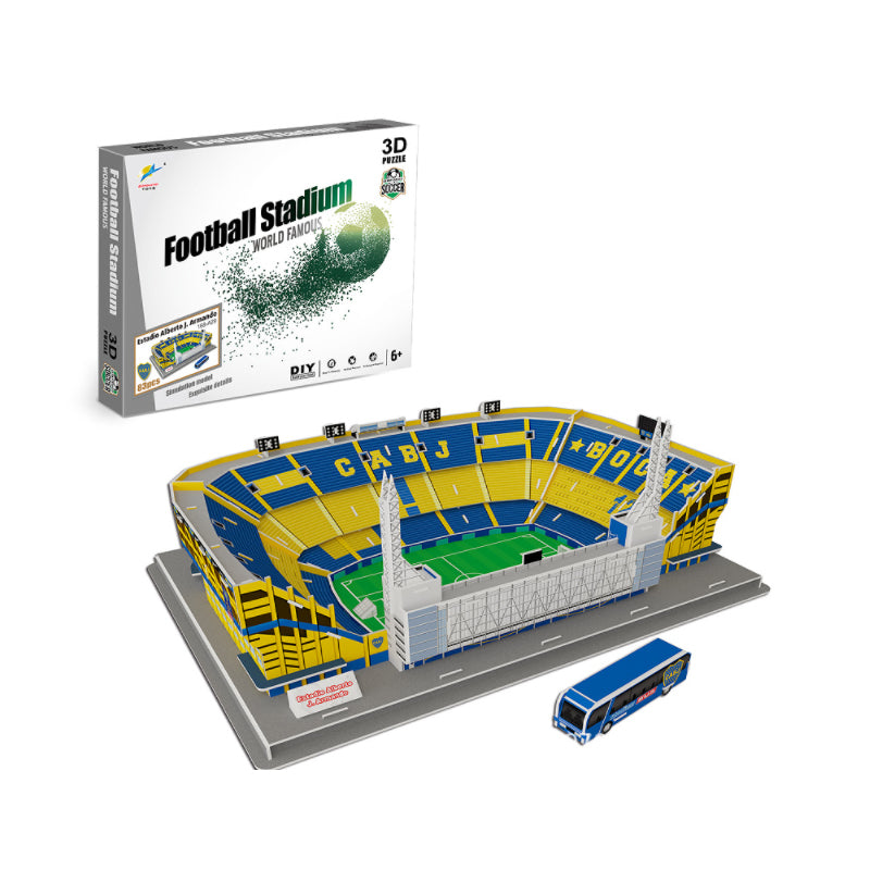 Hjemix | 3D Puslespill Fotballstadion