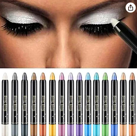 Hjemix | 15 Farge Highlighter Øyeskygge Stick